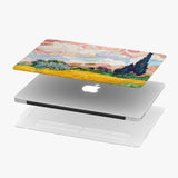 Custom Name Case Van Gogh Painting Aesthetic Hard Laptop Case