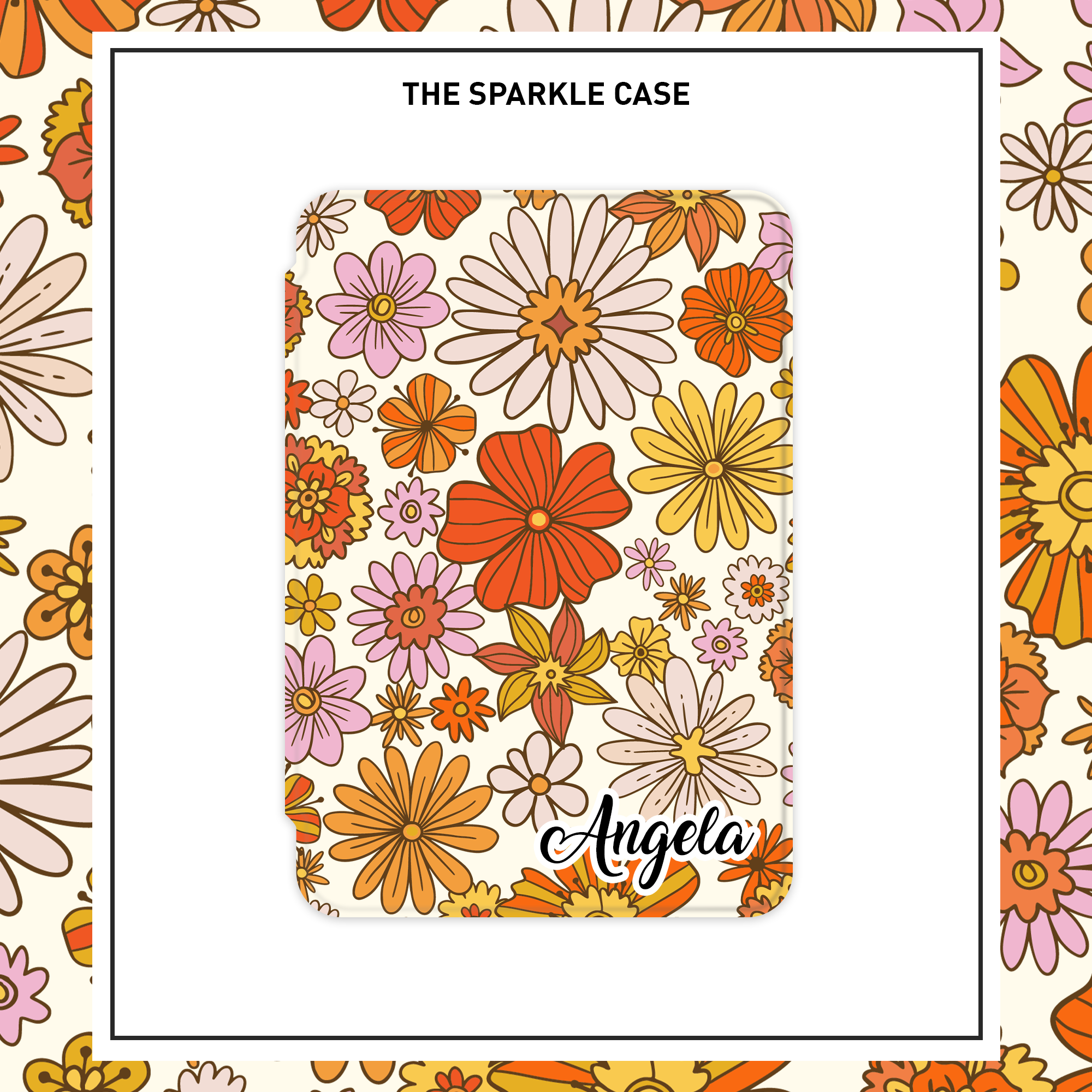 Custom Botanical Flowers Kindle Case Paperwhite Cover
