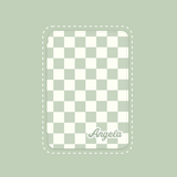 Retro Sage Green Checkerboard kindle case Paperwhite case