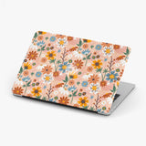 Color Floral Personalized MacBook Case
