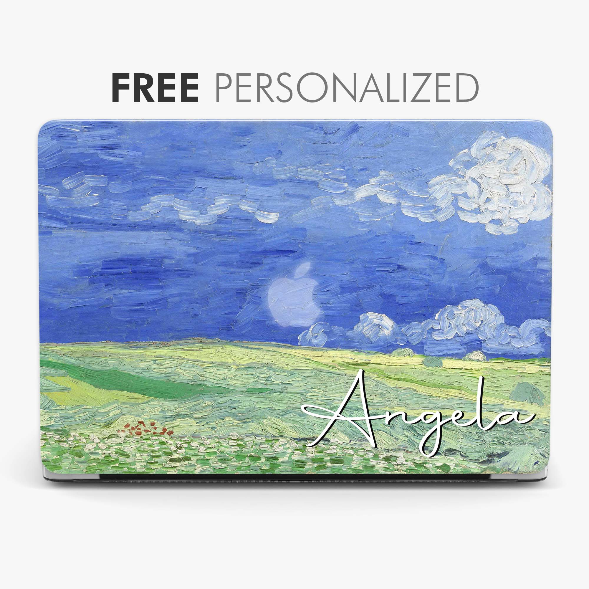 Personalized Name Van Gogh Painting Hard MacBook Case