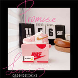 Pink 3D Sneakers AirPods Case