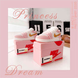 Pink 3D Sneakers AirPods Case