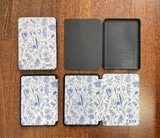 White Daisies Blue Kindle Case Paperwhite Cover