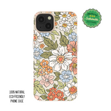Sustainable Color Flowers Compostable iPhone Case