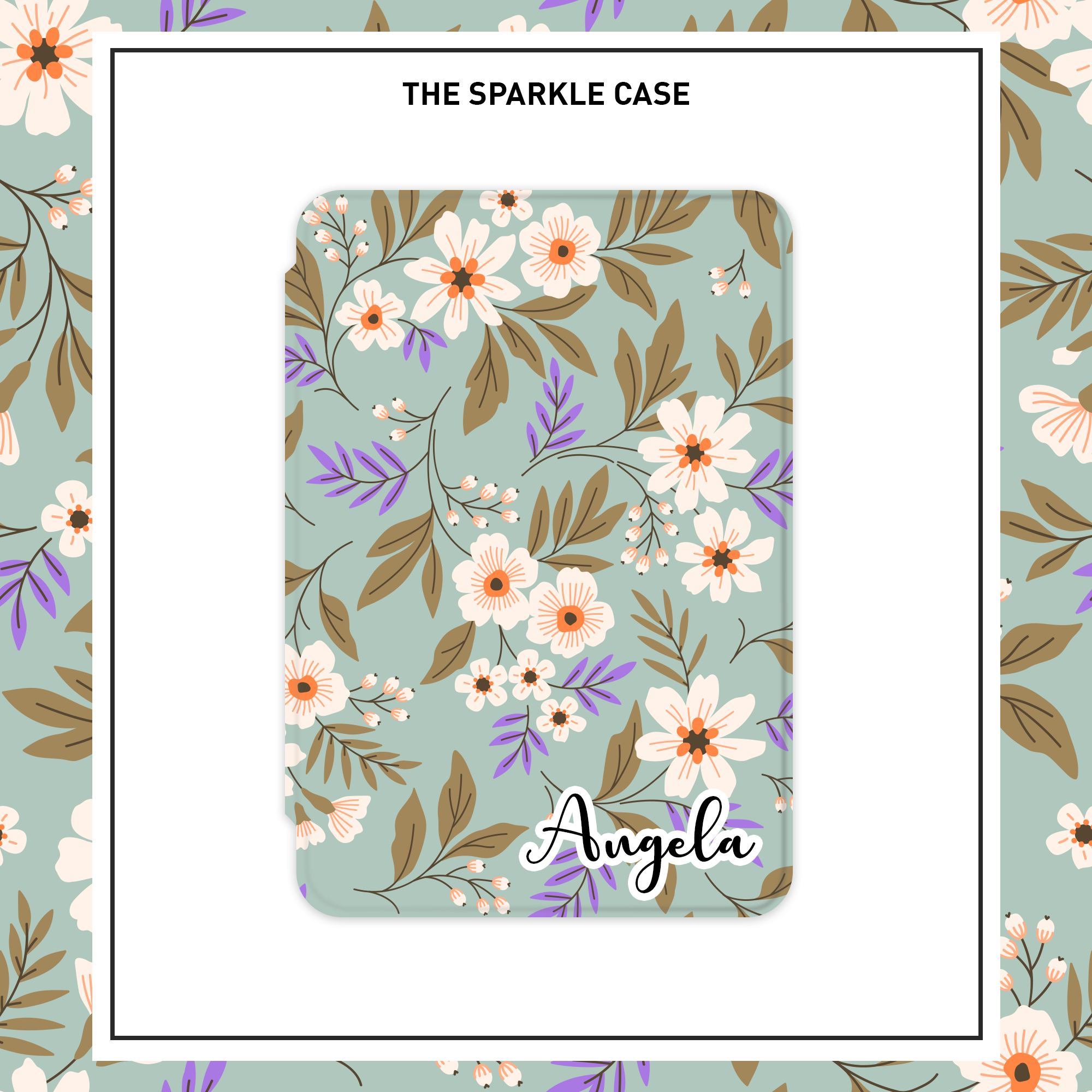 Botanical Flowers Kindle Case Paperwhite Cover