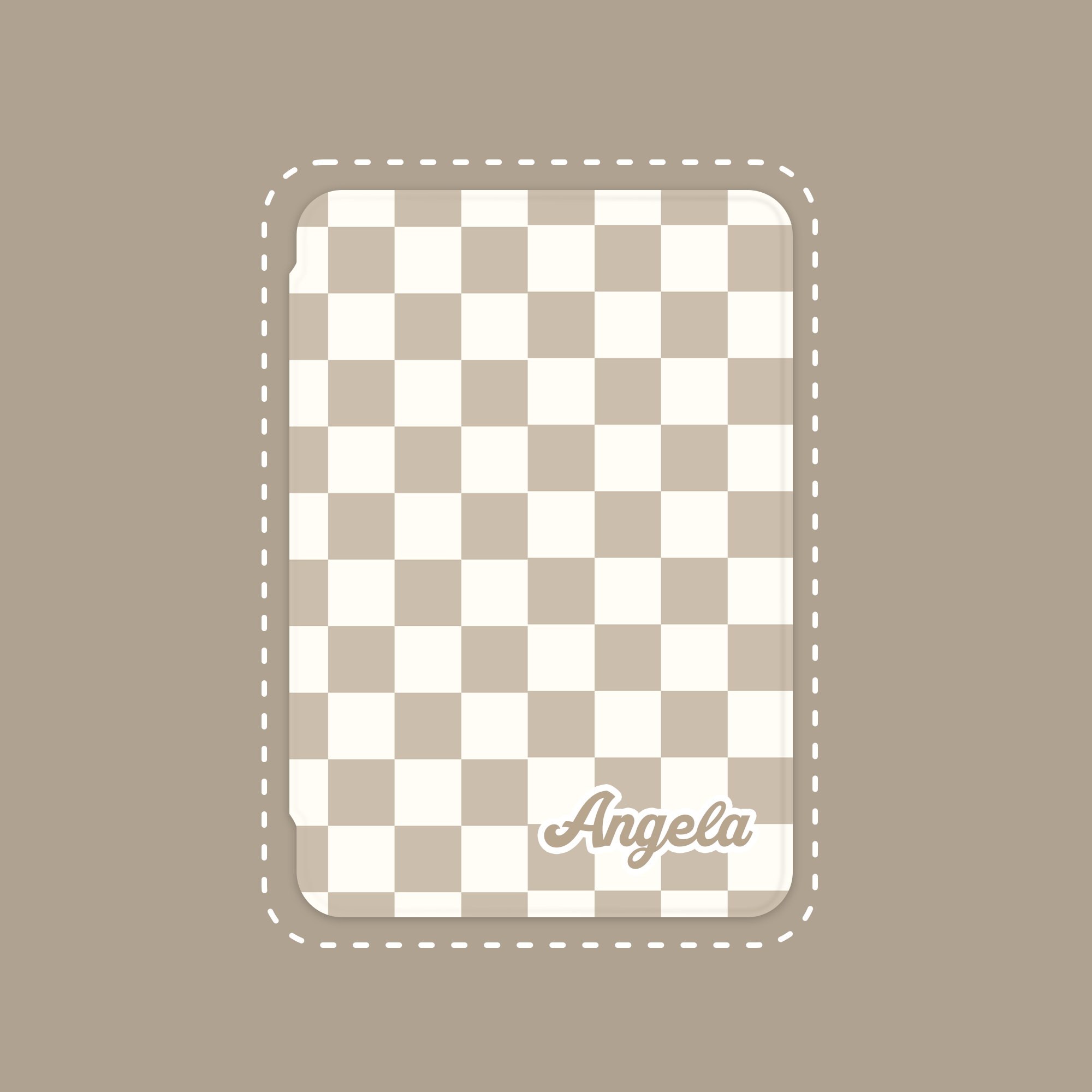 Retro Beige Checkerboard kindle case Paperwhite case
