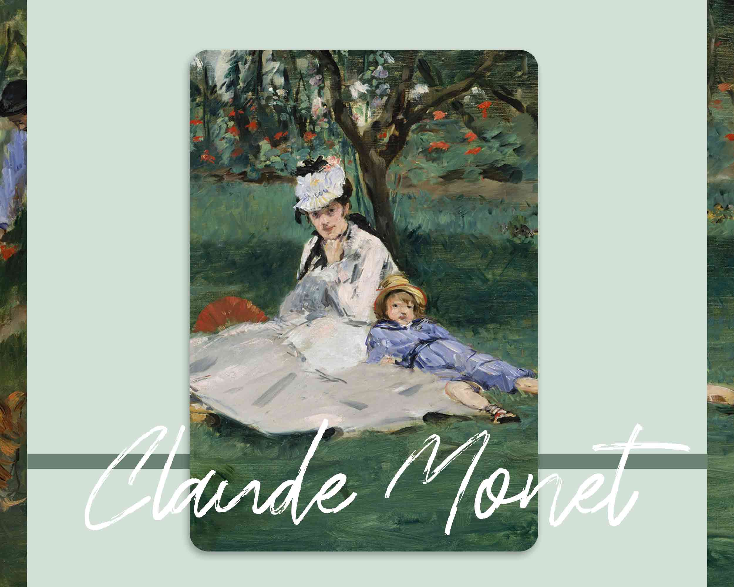 Personalized Claude Monet Custom iPad Case