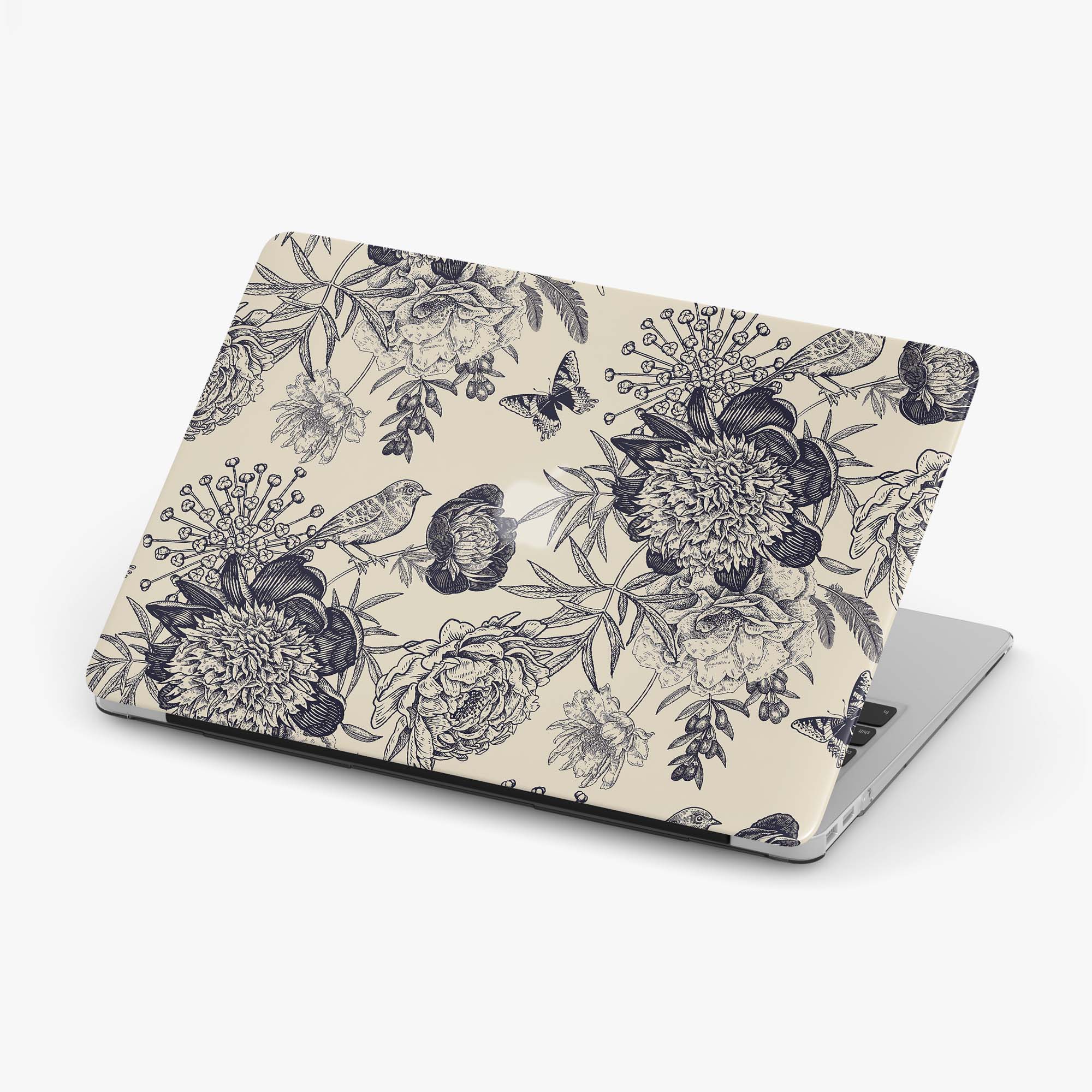 Minimalist Macbook Case Plants Flowers Design