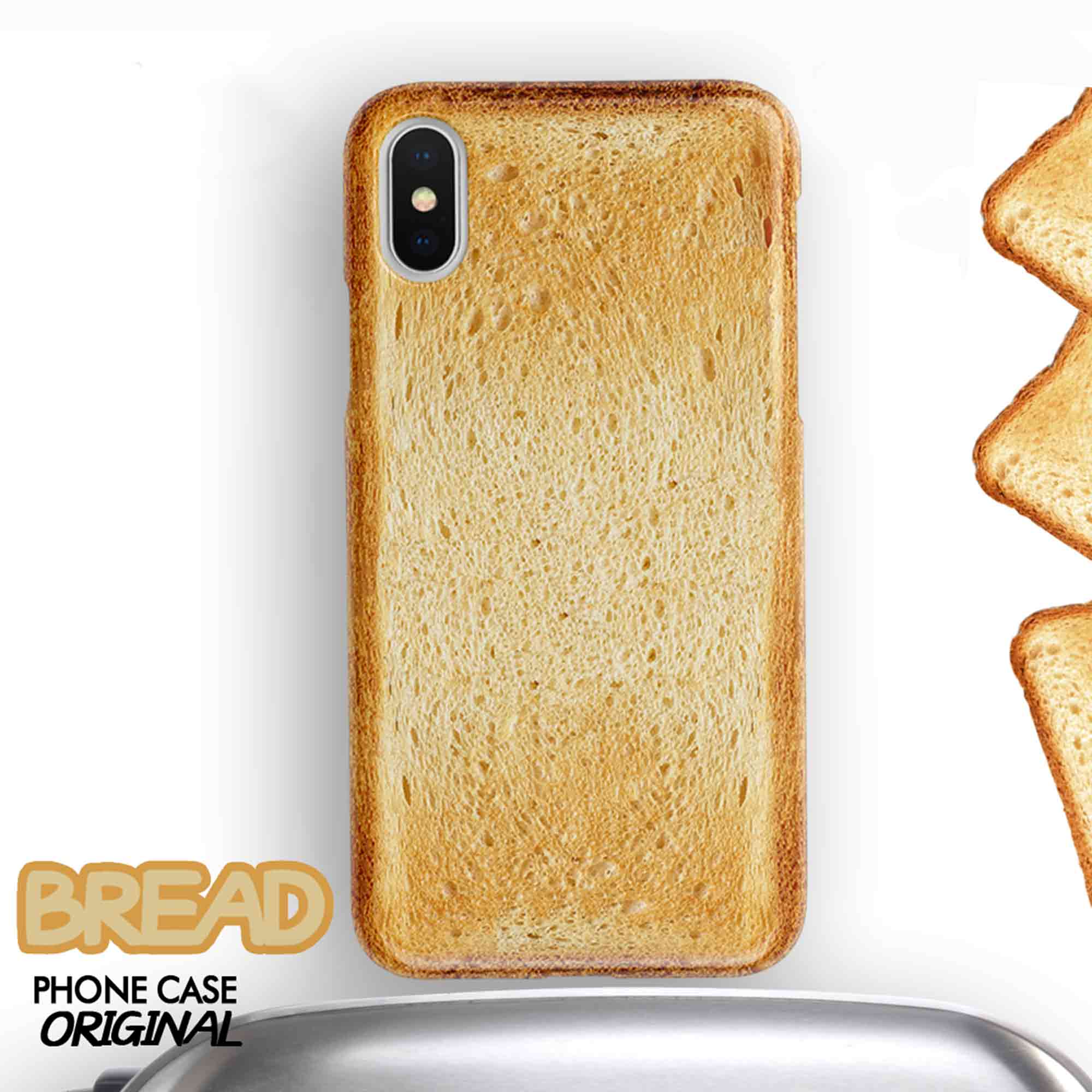 Toast Wood Cover for iPhone 14, 14 Max, 14 Pro, 14 Pro Max, Toast