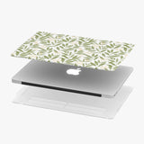 Watercolor Leaves Custom MacBook Case