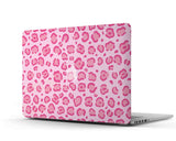 Custom Name Pink Leopard Personalized Hard Laptop Case
