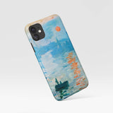 Claude Monet Impression Sunrise Masterpiece iPhone Case