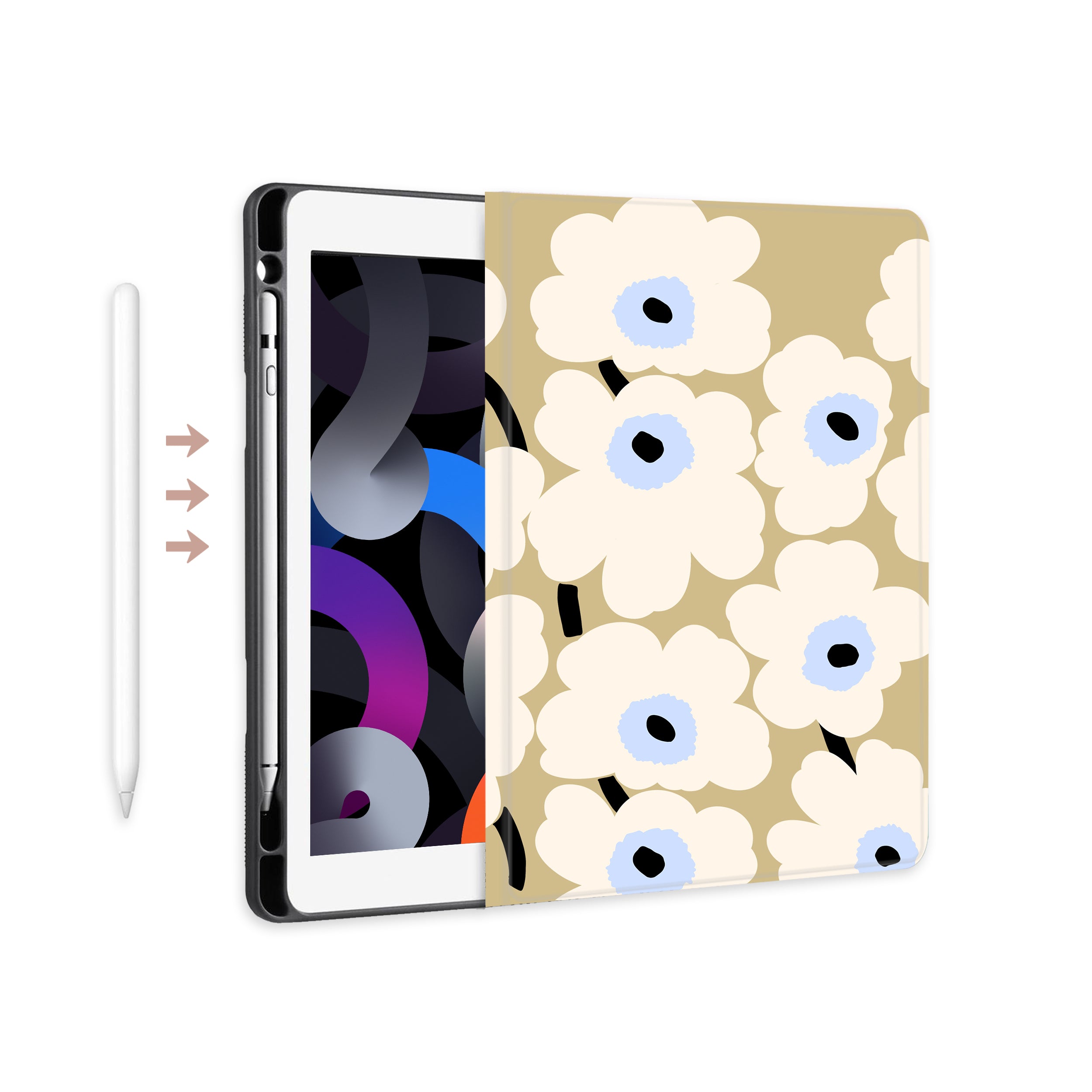Aesthetic Floral Flowers iPad Case
