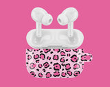 Pink Leopard Print Cute AirPods Case