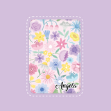 Custom Name Purple Floral Kindle Paperwhite Oasis Case