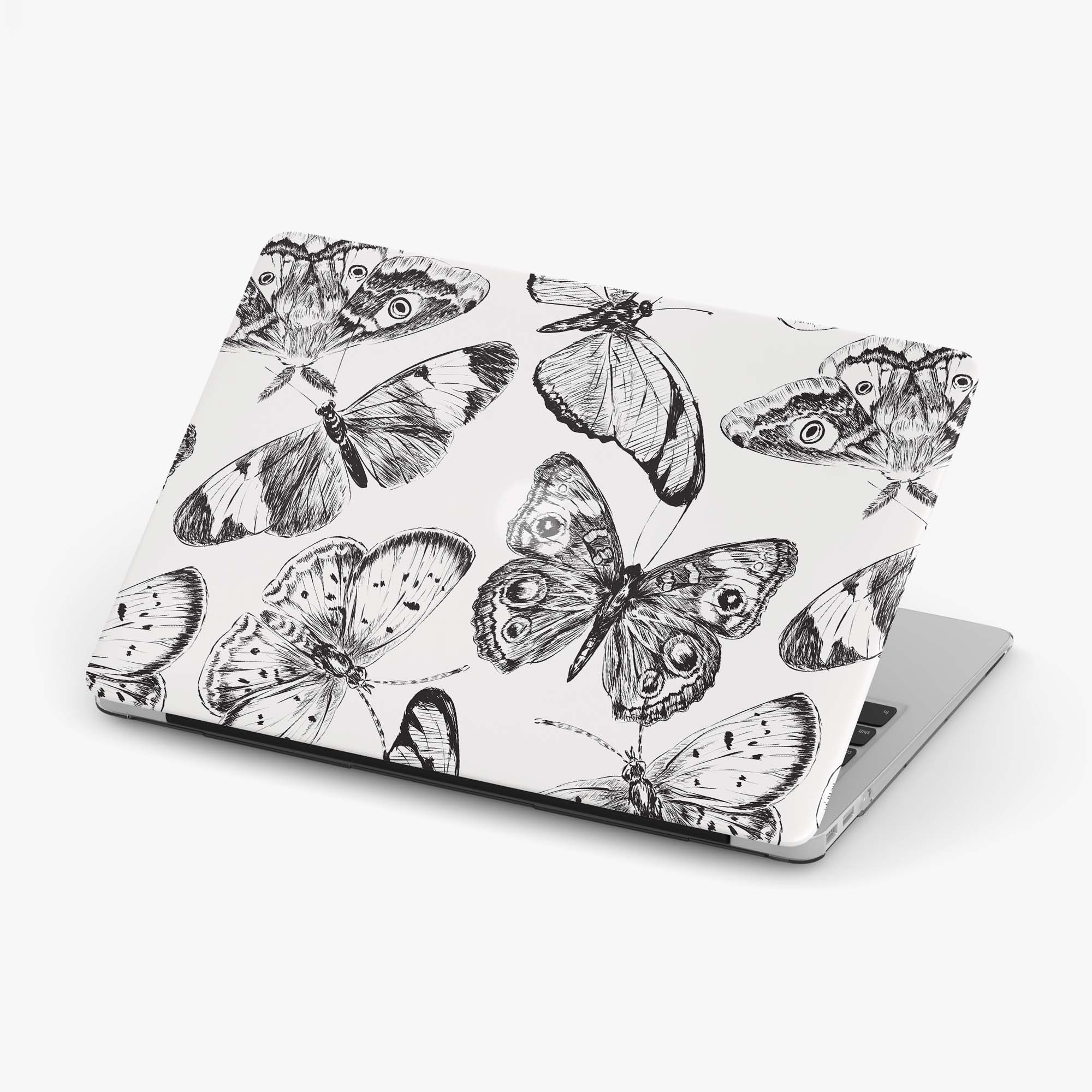 Minimalist Butterfly Sketch Macbook Case