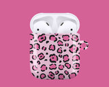 Pink Leopard Print Cute AirPods Case
