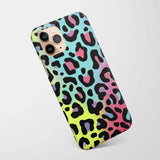 Colorful Leopard Print iPhone Case Samsung Cases