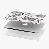 Minimalist Butterfly Sketch Macbook Case