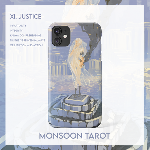 Justice iPhone Case Samsung Case Monsoon Tarot