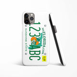 Custom Florida License Plate iPhone Case