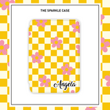 Monogram Personalized Checkered Kindle Paperwhite Oasis Case