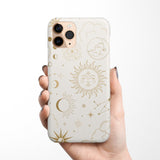 Boho Star Moon Sun iPhone Case