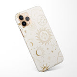 Boho Star Moon Sun iPhone Case