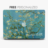 Custom Name Case Van Gogh Painting Aesthetic MacBook Case Wintersweet