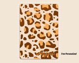 Personalized Leopard Print iPad Case