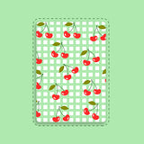 Checkerboard Cute Cherry Aesthetic Masterpieces iPad Case