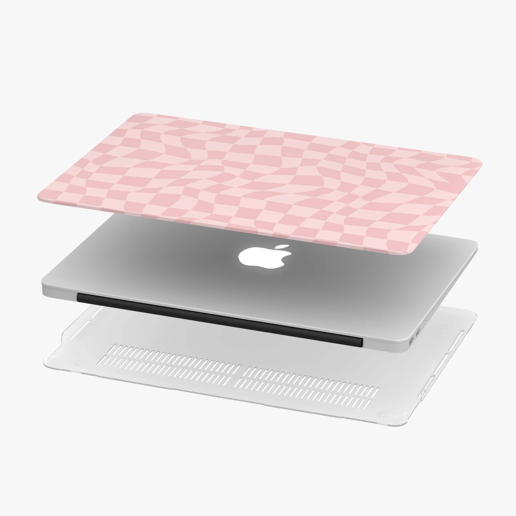 Custom Checkerboard Pink MacBook Case