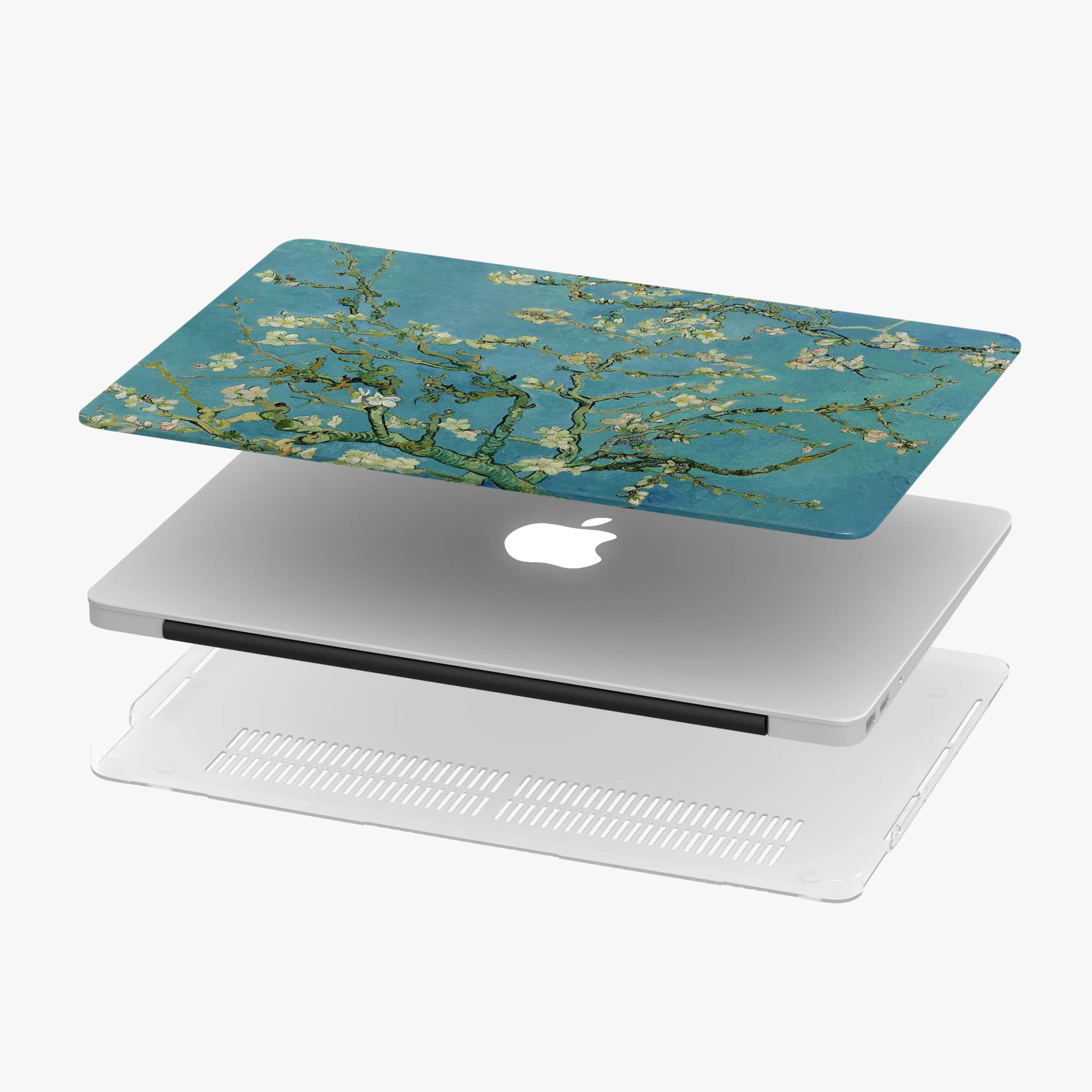 Custom Name Case Van Gogh Painting Aesthetic MacBook Case Wintersweet