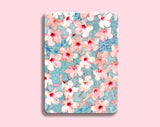 iPad Magnetic Smart Case Auto Sleep/Wake Red Pink Flower