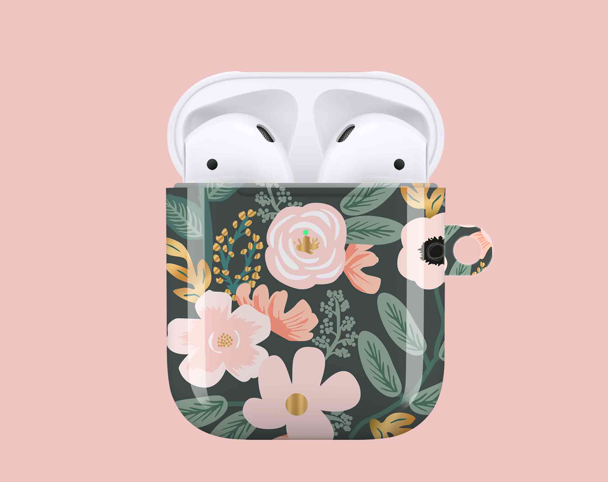 Boho Aesthetic Flowers AirPods Case