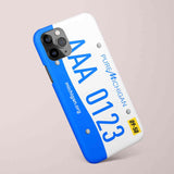 Custom Michigan License Plate iPhone Case