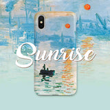 Claude Monet Impression Sunrise Masterpiece iPhone Case