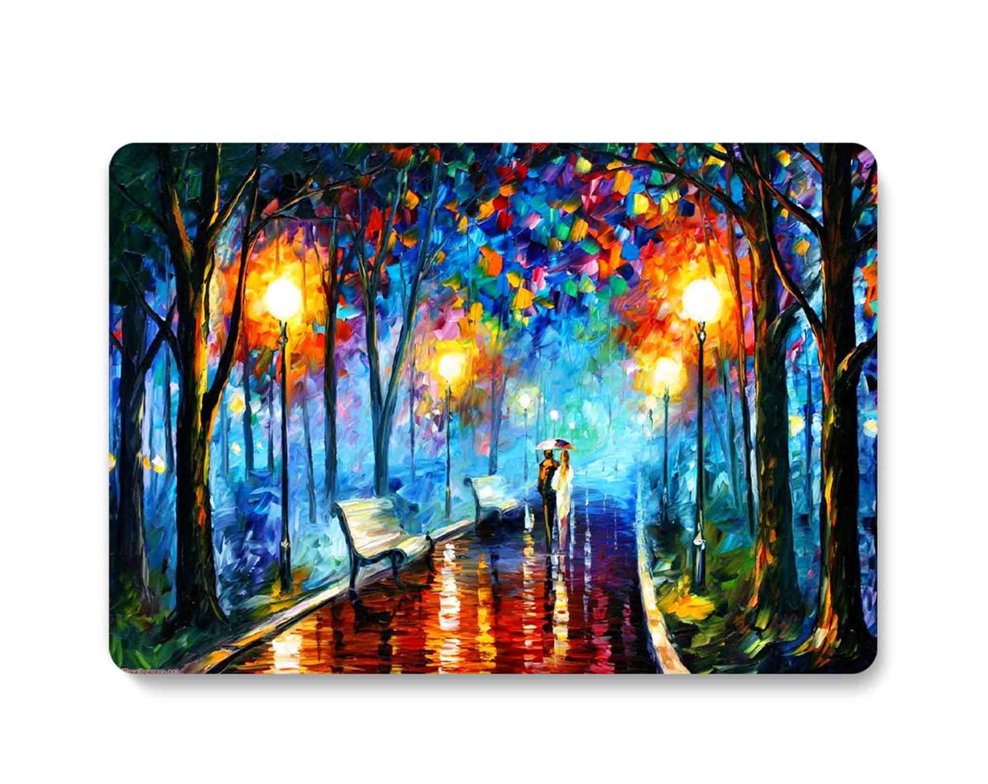 Night Scene Painting Aesthetic MacBook Case