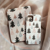 Christmas Tree Natural Texture iPhone Case