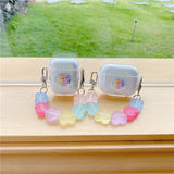 Rainbow Heart Bear AirPods Case