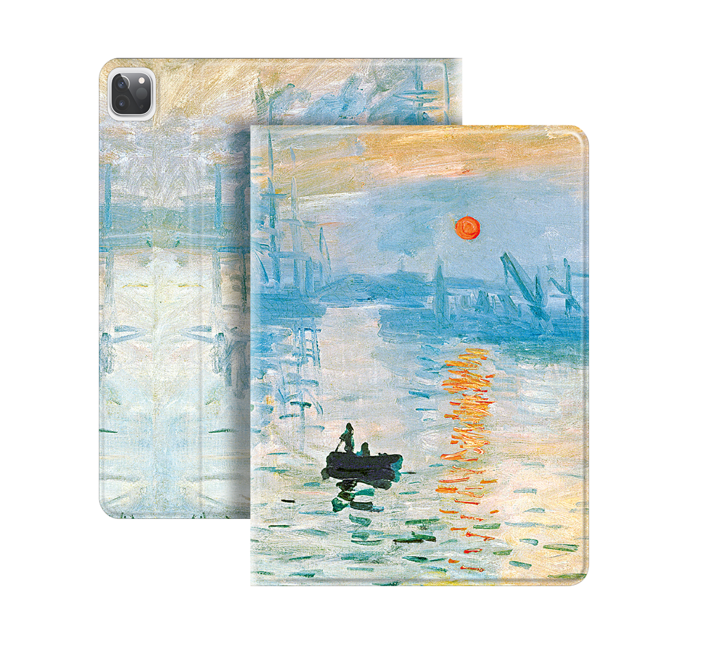 Claude Monet Masterpiece Aesthetic Sunrise iPad Case