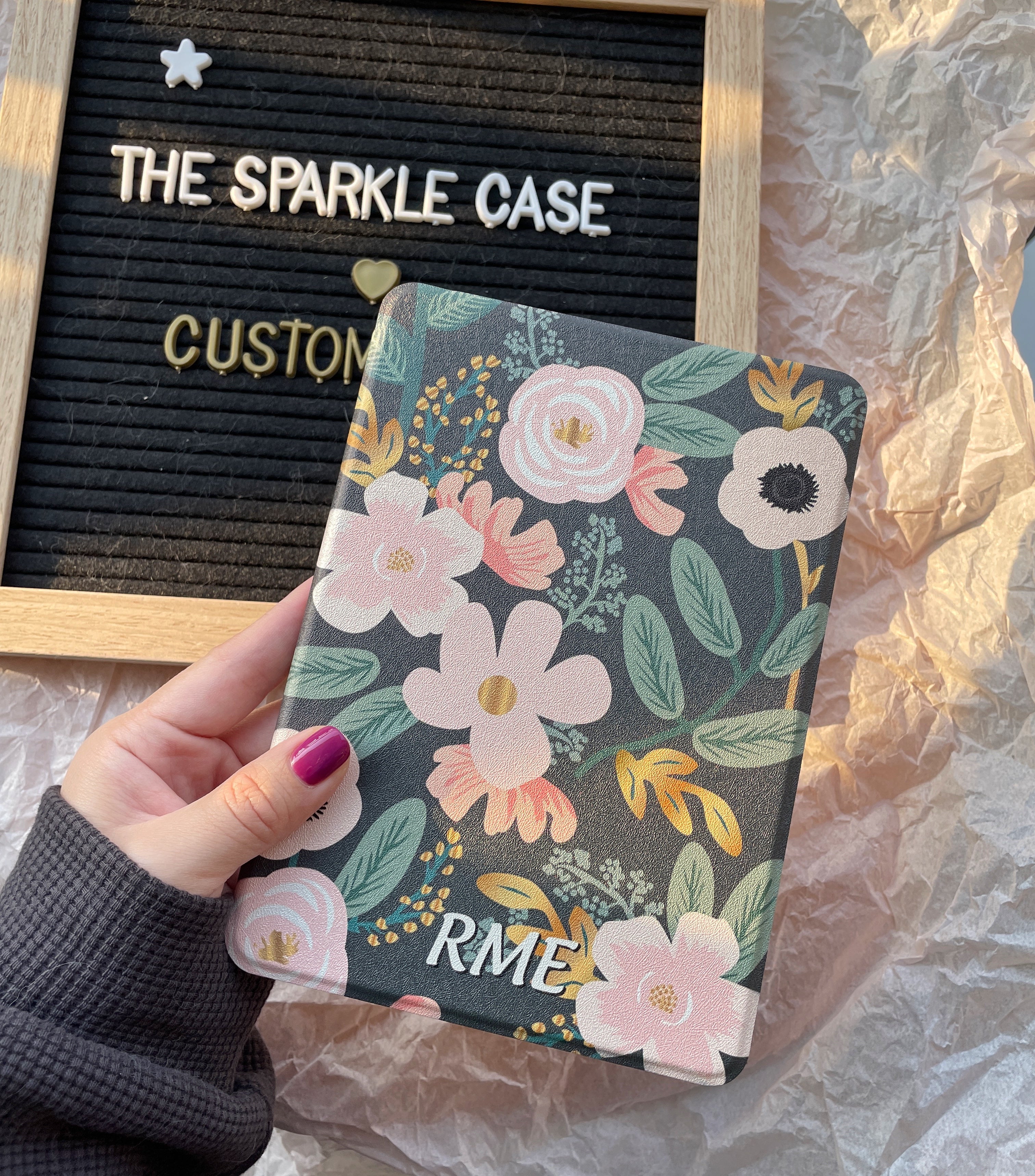 Aesthetic kindle paperwhite case kindle case , Custom Name Case, Free  Personalization - The Sparkle Case