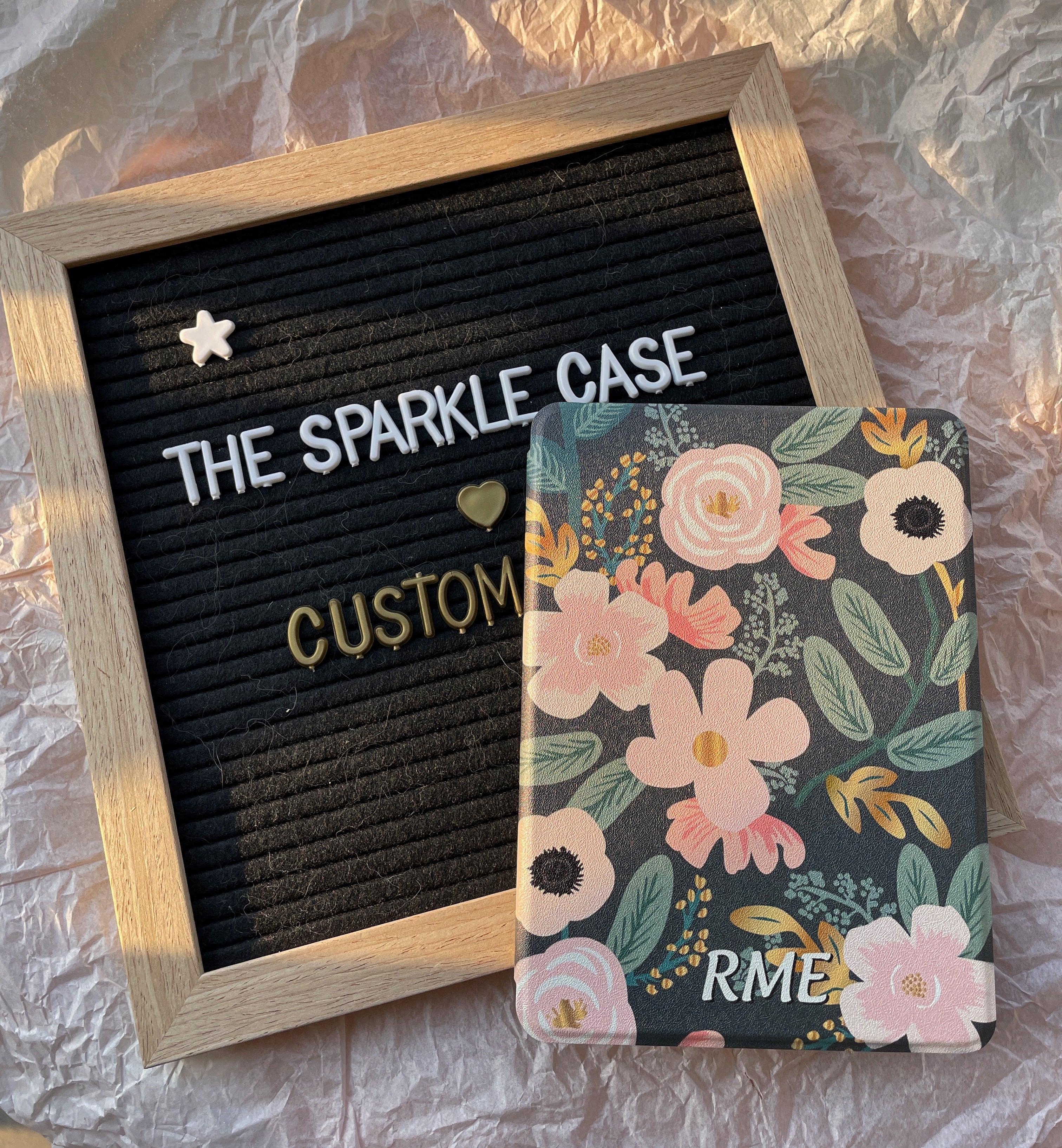 Aesthetic kindle paperwhite case kindle case , Custom Name Case