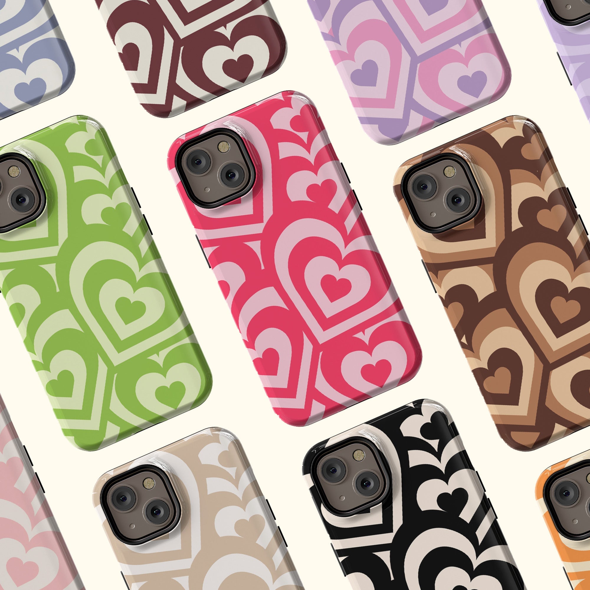 Hearts Android case for Samsung Galaxy S23, S23Plus, S22, S21 Ultra Samsung Phone Case