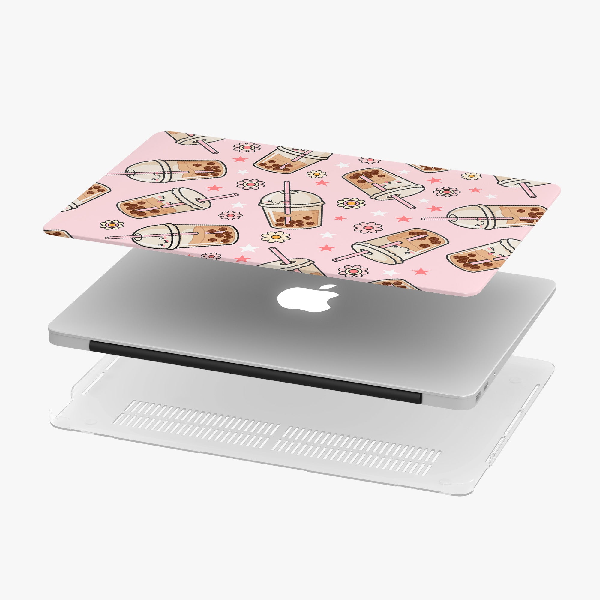 Kawaii Bubble Milk Tea Laptop Case for MacBook