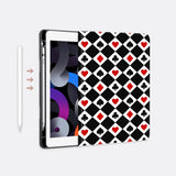 Poker rhombus pattern iPad Case