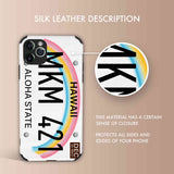 Custom New York License Plate iPhone Case