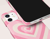 Rose Latte iPhone Case | Love Heart iPhone Case