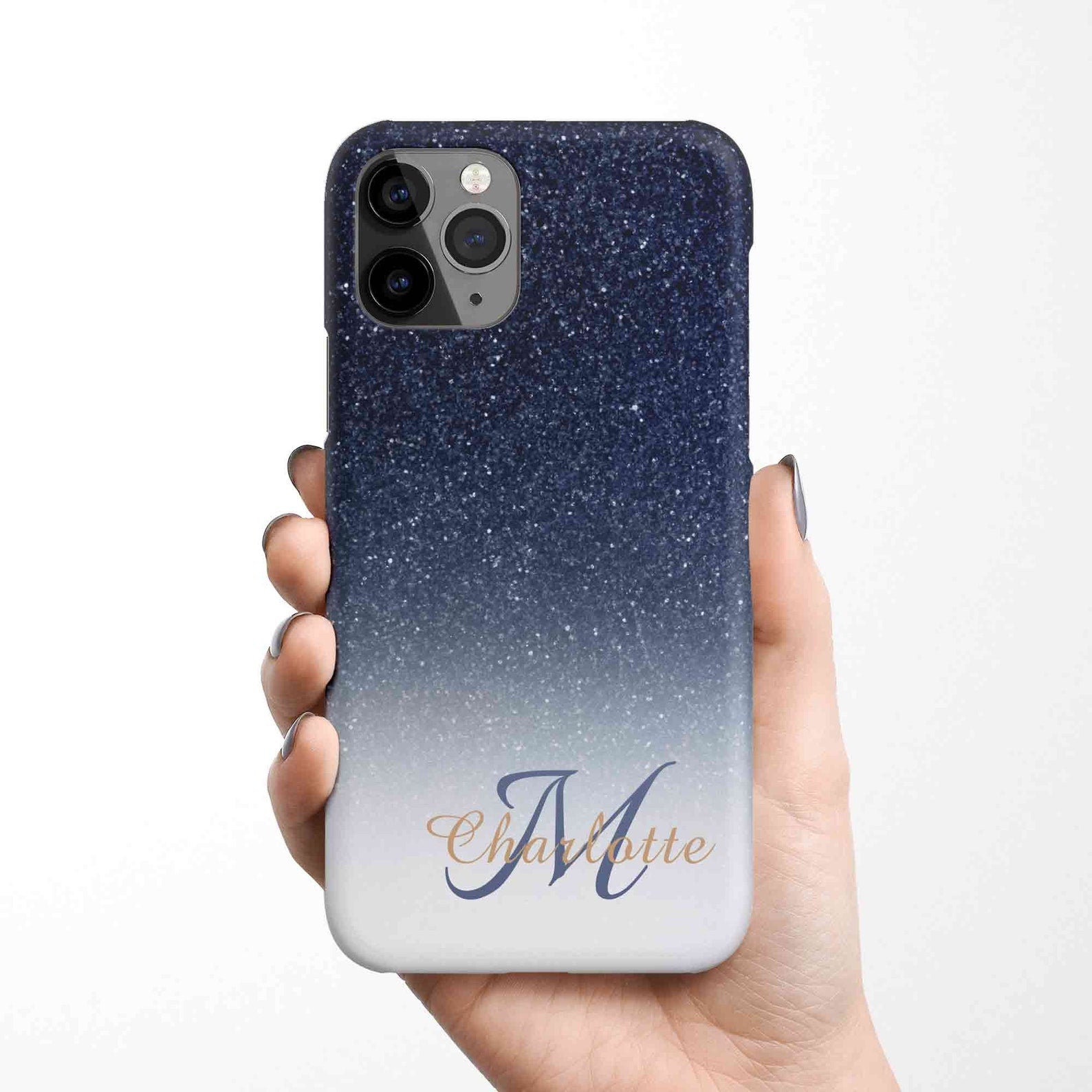 Personalized Phone Case with Custom Name Sparkle Design